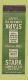 Matchbook Cover - Stark Lumber Denver Colorado WEAR