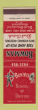 Matchbook Cover - Bowman Driving School Pasadena Reseda Torrance CA
