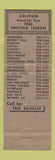Matchbook Cover - Bowman Driving School Pasadena Reseda Torrance CA
