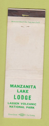 Matchbook Cover - Manzanita Lake Lodge CA EWAR
