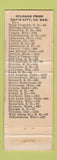 Matchbook Cover - Marco Motel Rapid City SD WORN
