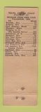 Matchbook Cover - Fern Cafe Tillamook OR WEAR