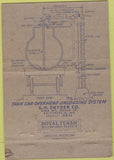 Matchbook Cover - GH Snyder oil gas Baltimore MD 40 Strike