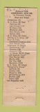 Matchbook Cover - Kactus Kitchen Restaurant Lordsburg NM WORN