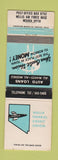 Matchbook Cover - Nellis Federal Credit Union Air Force Base NV WEAR