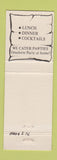 Matchbook Cover - Egg and Eye Restaurant Los Angeles CA