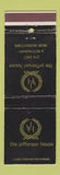 Matchbook Cover - Jefferson House Norristown PA DD Bean