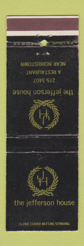 Matchbook Cover - Jefferson House Norristown PA DD Bean