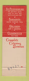 Matchbook Cover - Driftwood Cafeterias St Petersburg Sarasota Orlando FL