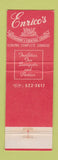 Matchbook Cover - Enrico's Restaurant Wildwood Crest NJ