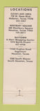Matchbook Cover - Village Inn Pizza Parlors Webster Houston TX