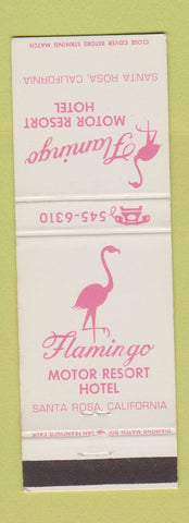 Matchbook Cover - Flamingo Motor Resort Hotel Santa Rosa CA