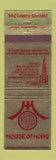 Matchbook Cover - House of Hong Chinese Waikiki Hawaii