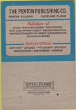 Matchbook Cover - Steel News Penton Publishing Cleveland OH 40 Strike