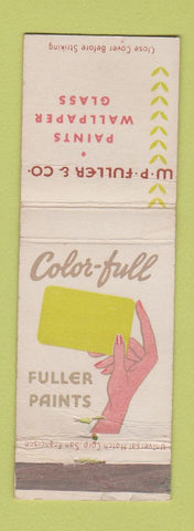 Matchbook Cover - WP Fuller Paints WEAR