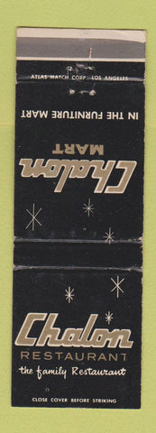 Matchbook Cover - Chalon Restaurant Los Angeles CA? WEAR