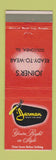 Matchbook Cover - Jarman Shoes Joiner's Golconda IL
