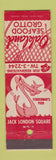 Matchbook Cover - Oakland Seafood Grotto CA