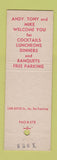 Matchbook Cover - Oakland Seafood Grotto CA