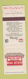 Matchbook Cover - Walter Gray Real Estate Fayetteville Gentry Springdale AR