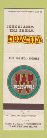Matchbook Cover - Westworld Henderson NV