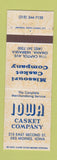 Matchbook Cover - Iowa Casket Company Des Moines IA Omaha