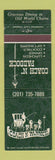 Matchbook Cover - Coach n Paddock Restaurant Clinton NJ