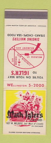 Matchbook Cover - Math Igler's Casino Chicago IL