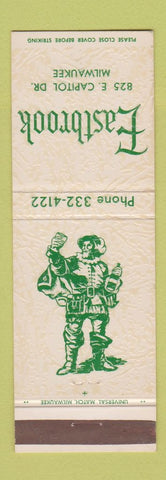 Matchbook Cover - Eastbrook Milwaukee WI restaurant