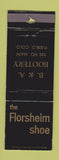 Matchbook Cover - Florsheim Shoes B&A Bootery Pueblo Colorado WEAR