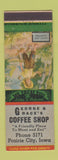 Matchbook Cover - George & Grace's Coffee Shop Prairie City IA
