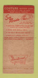 Matchbook Cover - Couture Motors Miami Beach FL Car Rental 30 Strike