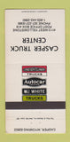 Matchbook Cover - Casper Truck Center White Freightliner Casper WY 30 Strike