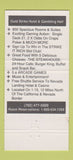 Matchbook Cover - Gold Strike Hotel Casino Jean NV 30 Strike