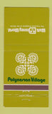 Matchbook Cover - Walt Disney World Polynesian Village 30 Strike