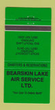 Matchbook Cover - Bearskin Lake Air Sioux Lookout Big Trout Lake ON 30 Strike