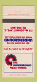 Matchbook Cover - Underground Pizza Works Canada 30 Strike