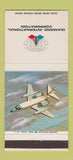 Matchbook Cover - Diamond International Airplane 30 Strike