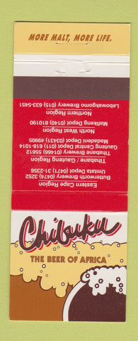 Matchbook Cover - Chifauku Beer South Africa