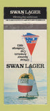 Matchbook Cover - Swan Lager Beer Australia 30 Strike