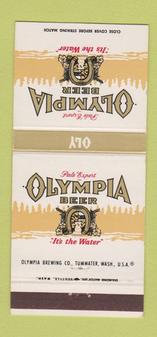 Matchbook Cover - Olympia Beer Tumwater WA 30 Strike