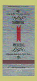 Matchbook Cover - Michelob Light Beer  30 Strike