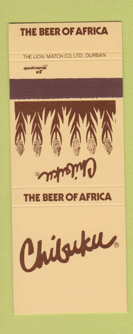 Matchbook Cover - Chibuku Beer South Africa SAMPLE