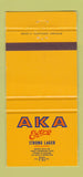 Matchbook Cover - Aka Extra Lager Beer UK England 30 Strike