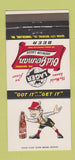 Matchbook Cover - Old German Lager Beer Cumberland MD 30 Strike