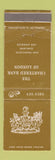 Matchbook Cover - Chartered Bank of London Oakland San Francisco CA WEAR