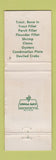 Matchbook Cover - Libby Hill Seafood Piedmont NC Mount Airy WEAR