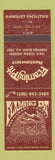 Matchbook Cover - Flaming Pit Restaurant Pompano Beach FL