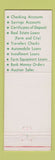 Matchbook Cover - De Forest Morrisonville Bank WI