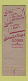 Matchbook Cover - Harold Siegel Men's Clothes Oakland CA WEAR
